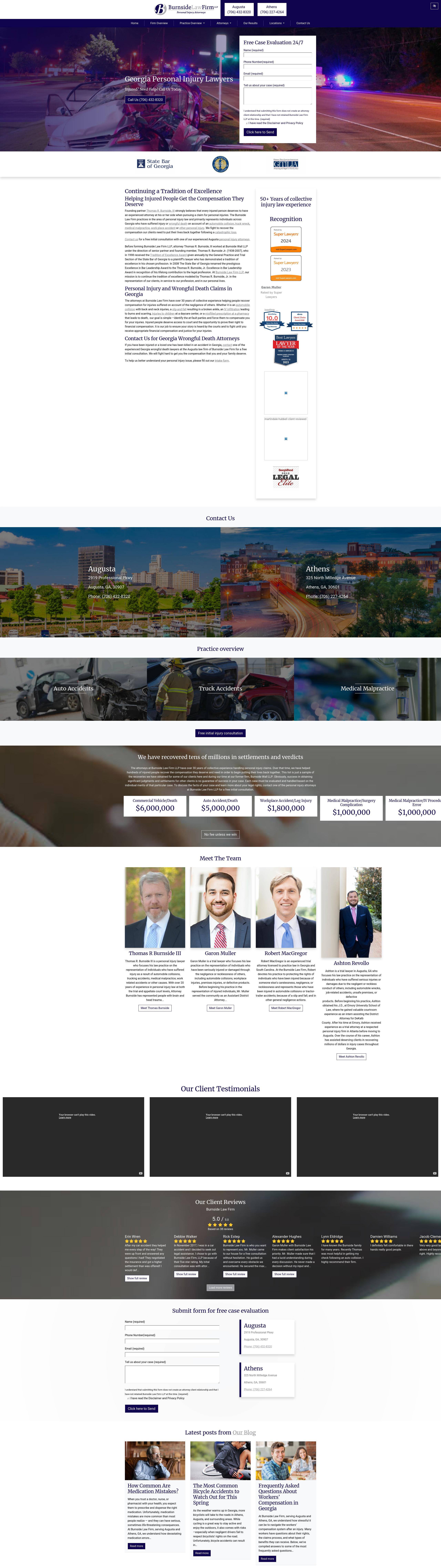 Burnside Law Firm LLP - Augusta GA Lawyers