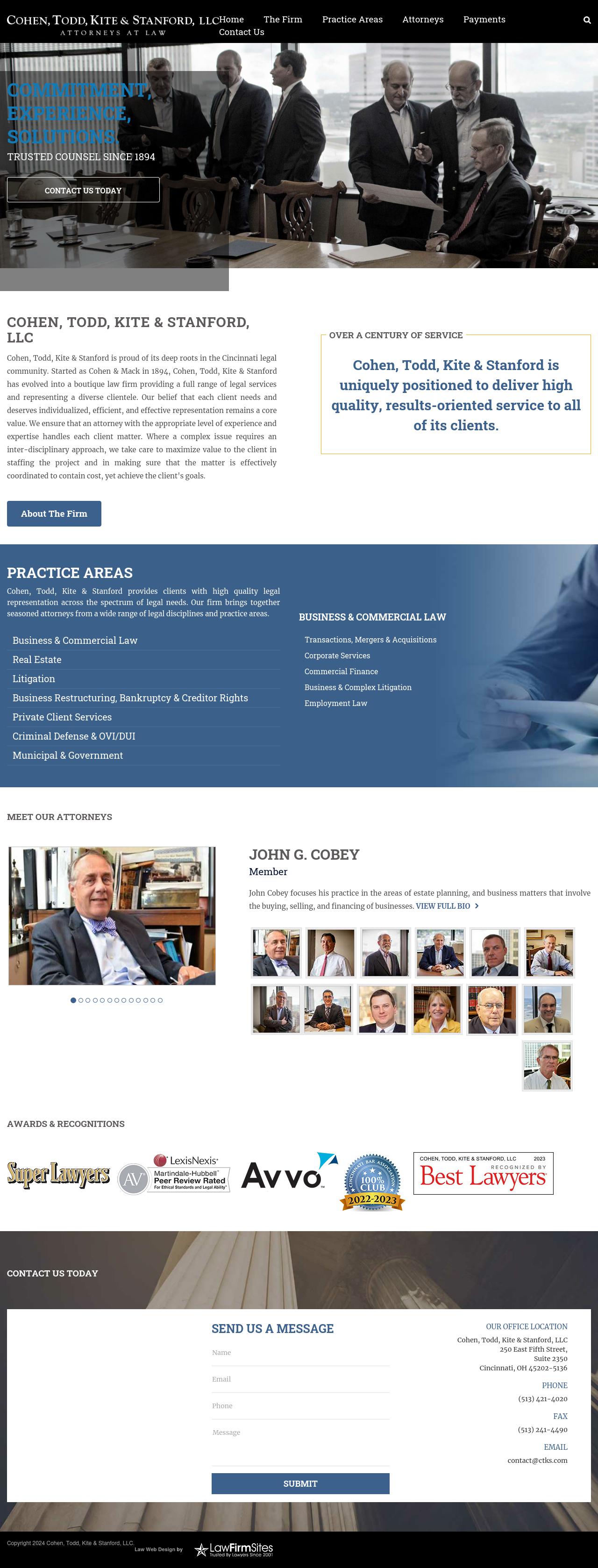 Cohen, Todd, Kite & Stanford, LLC - Cincinnati OH Lawyers