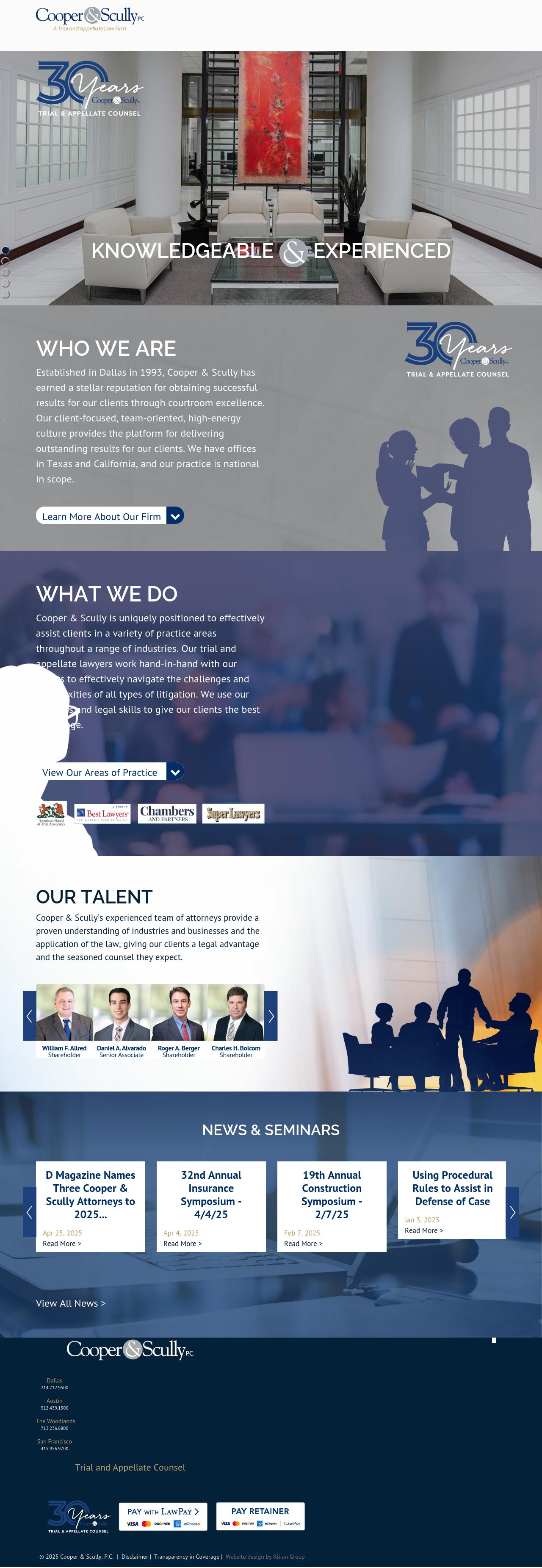 Cooper & Scully, P.C. - Houston TX Lawyers