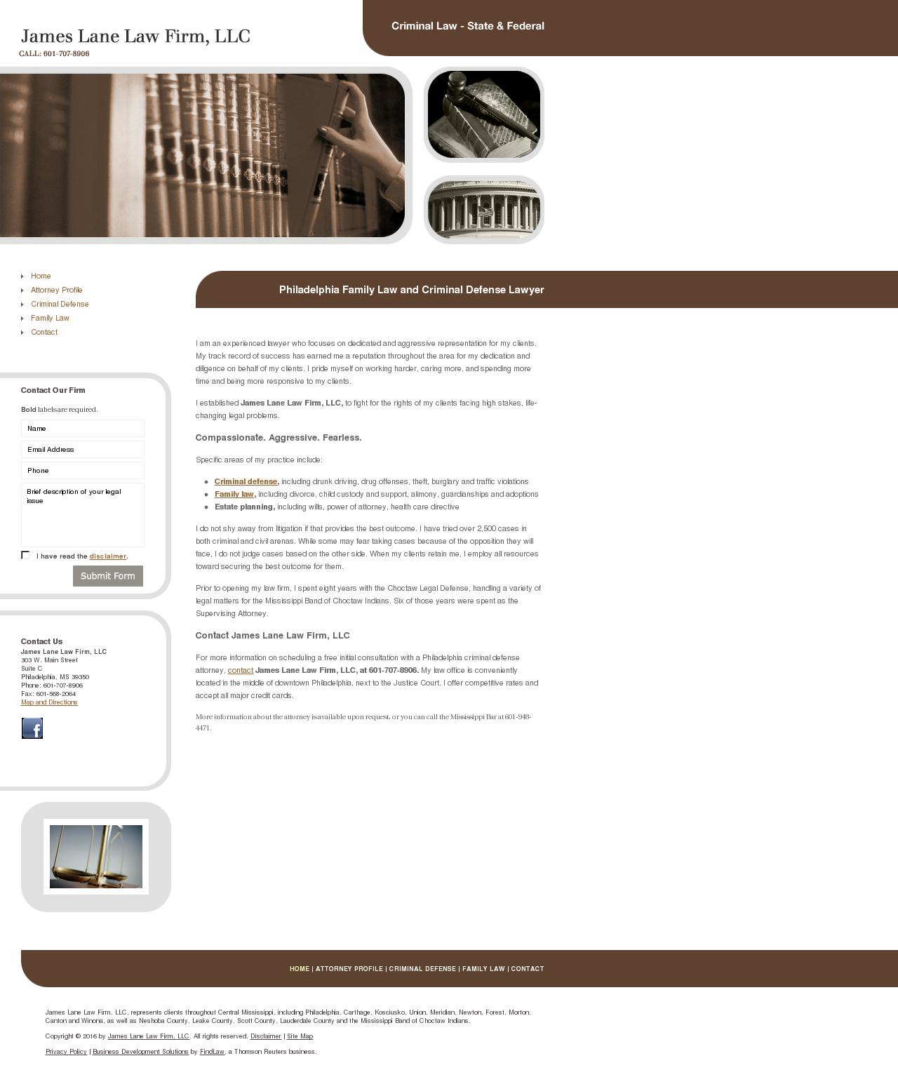 James Lane Law Firm, LLC - Philadelphia MS Lawyers