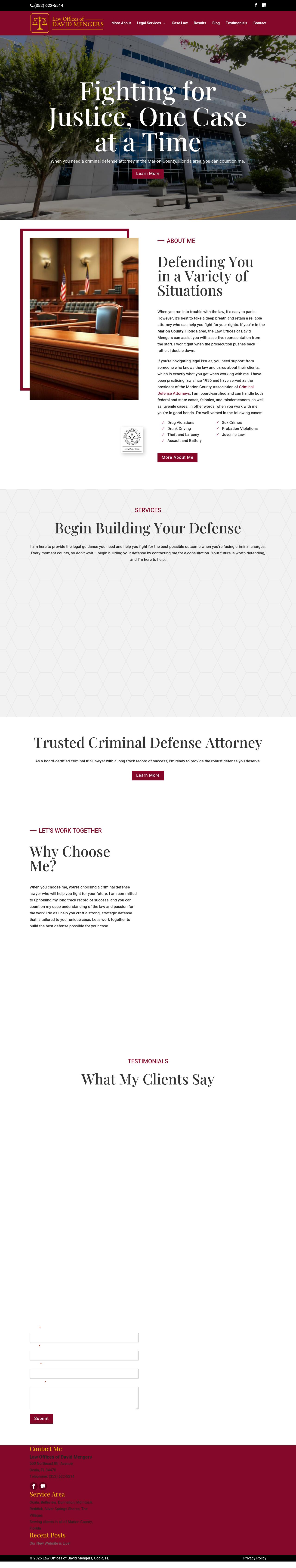 Law Office of David Mengers - Ocala FL Lawyers