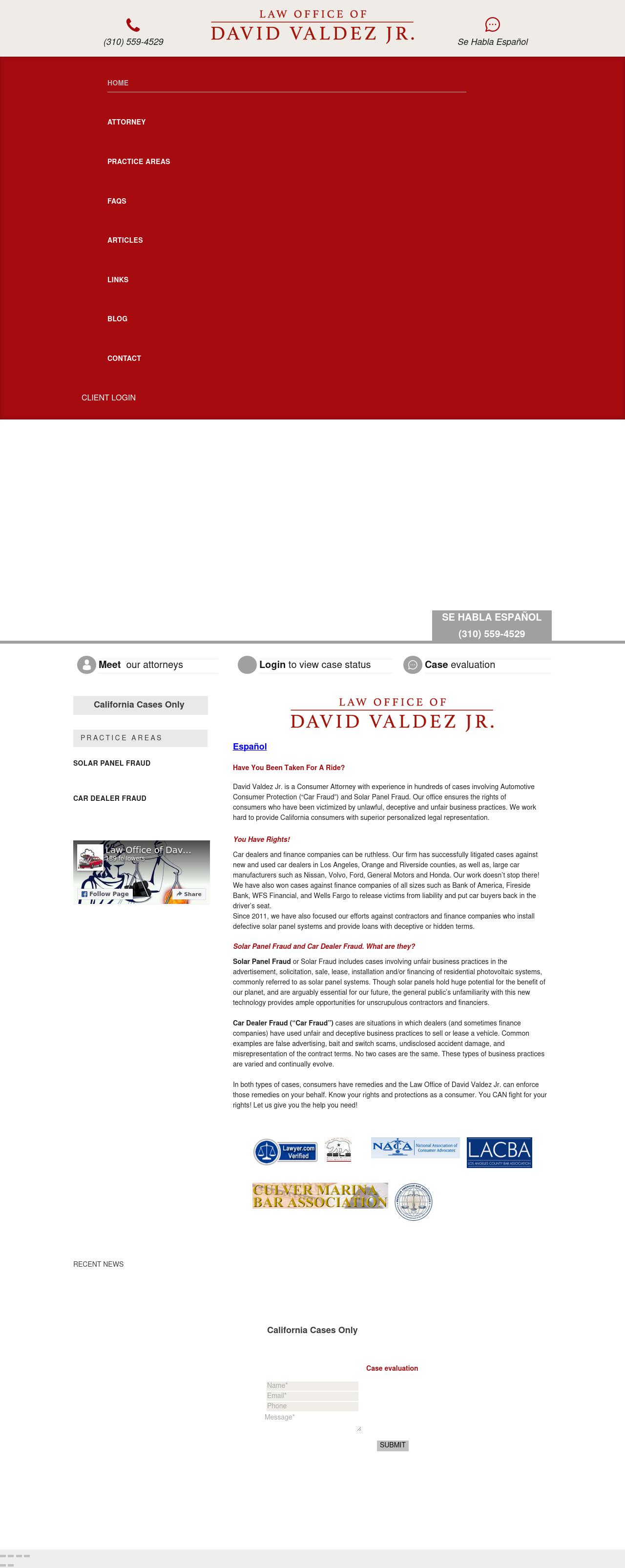 Law Office of David Valdez Jr. - Culver City CA Lawyers