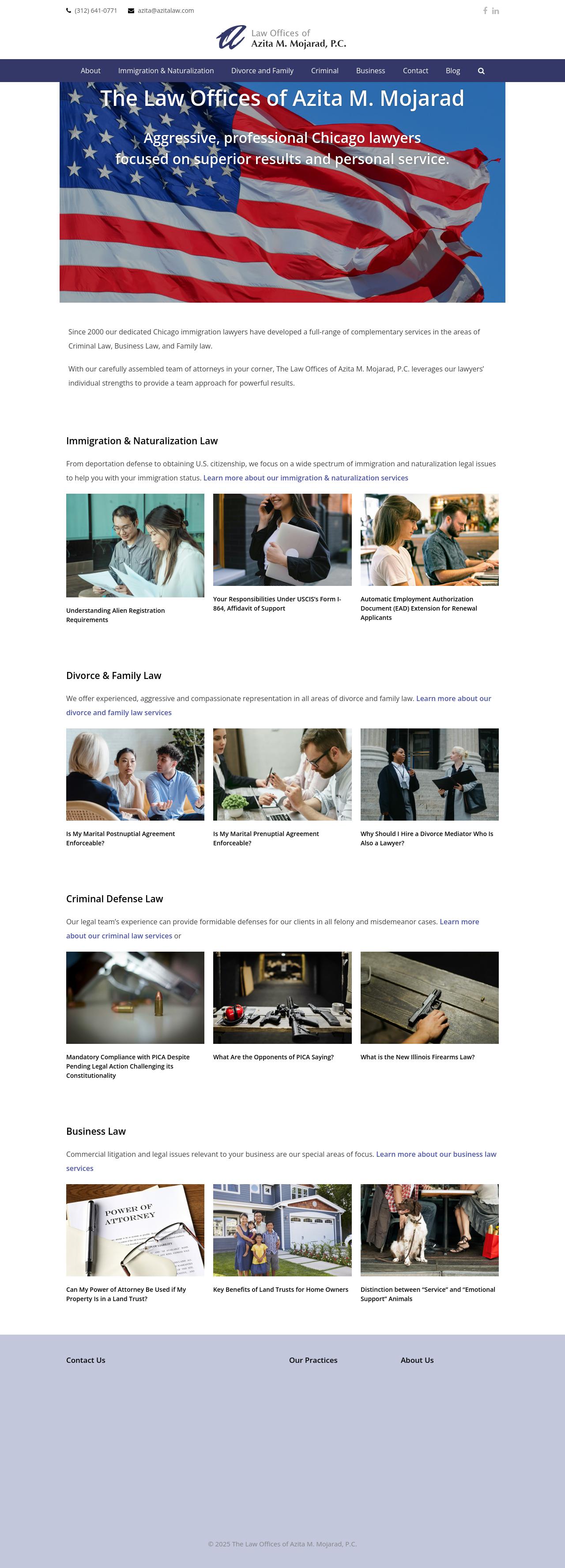 Law Offices of Azita M. Mojarad, P.C. - Chicago IL Lawyers