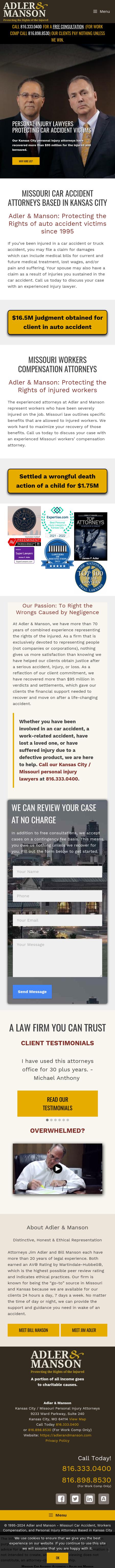 Adler & Manson - Kansas City MO Lawyers