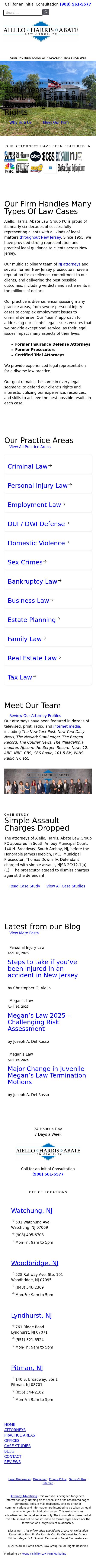 Aiello, Harris, Marth, Tunnero, Pastor & Schiffman, PC Attorneys At Law - Flemington NJ Lawyers