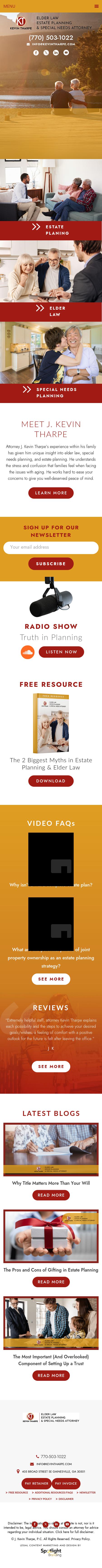 J. Kevin Tharpe, P.C. - Gainesville GA Lawyers