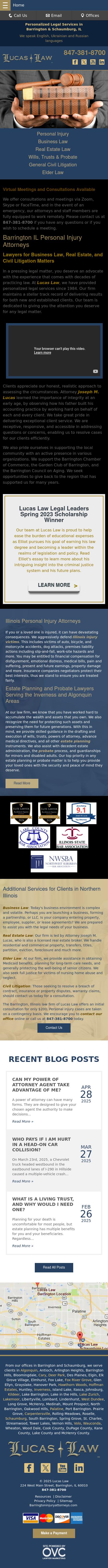 Joseph M. Lucas & Associates, L.L.C. - Barrington IL Lawyers