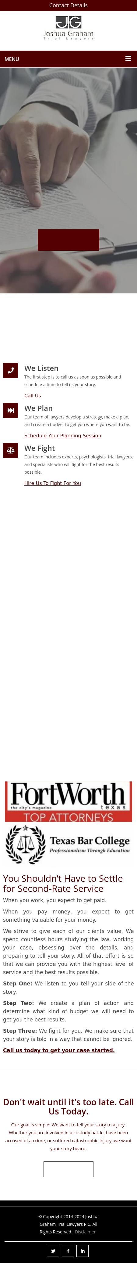 Joshua Graham & Associates, PLLC. - Fort Worth TX Lawyers