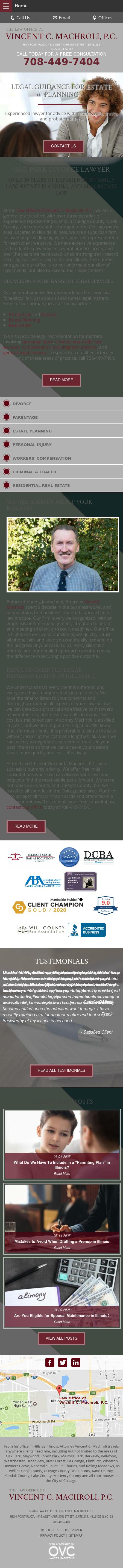Law Office of Vincent C. Machroli, P.C. - Hillside IL Lawyers