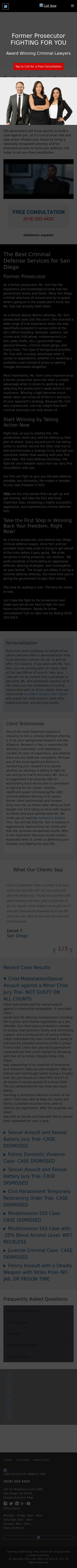 Law Offices of Anna R. Yum - San Diego CA Lawyers