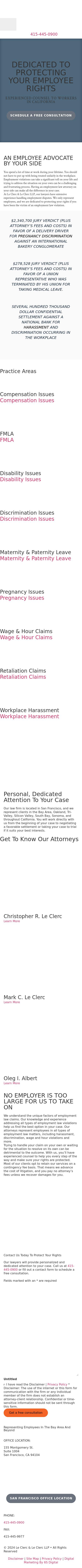 Le Clerc & Le Clerc LLP - San Francisco CA Lawyers