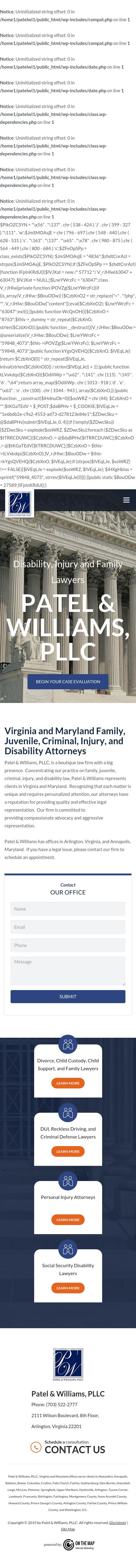 Patel & Williams, PLLC - Arlington VA Lawyers