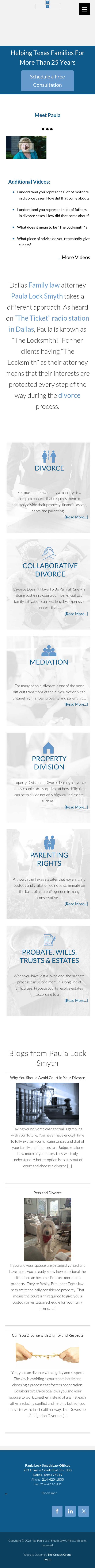 Paula Lock Smyth Law Offices - Dallas TX Lawyers