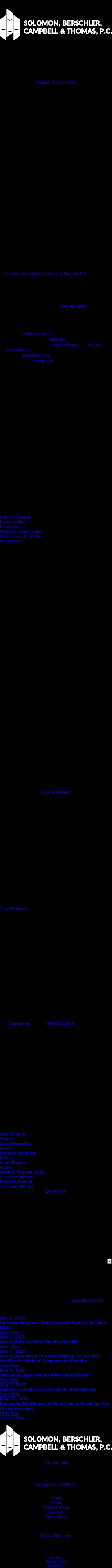 Solomon, Berschler, Fabick, Campbell & Thomas, P.C. - Norristown PA Lawyers
