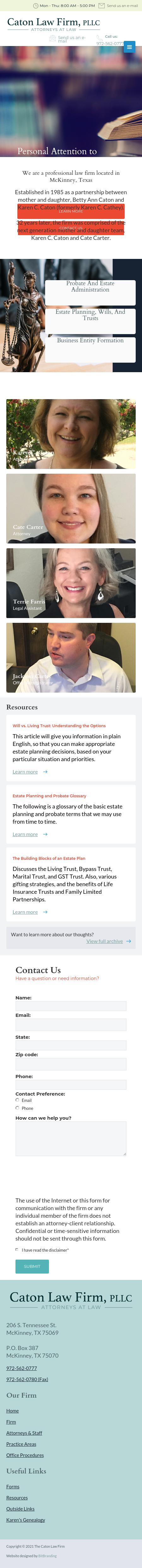 The Caton Law Firm PLLC - McKinney TX Lawyers