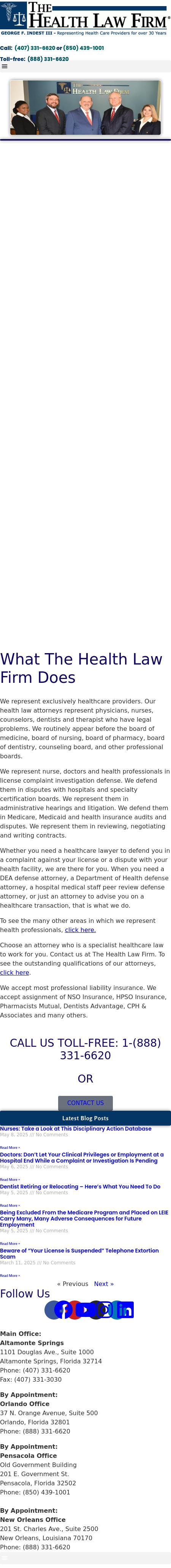 The Health Law Firm - Orlando FL Lawyers