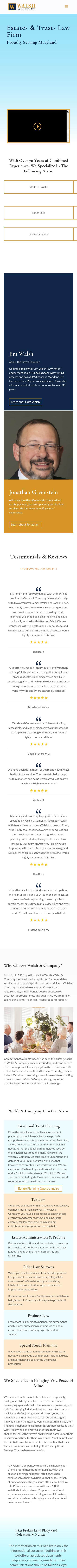 Walsh & Company, P.A. - Columbia MD Lawyers