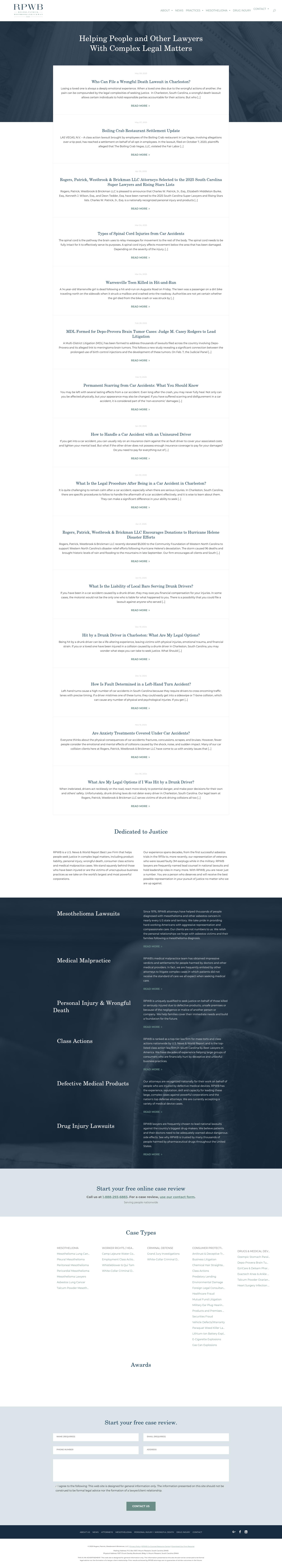 Richardson, Patrick, Westbrook & Brickman, LLC - Edwardsville IL Lawyers