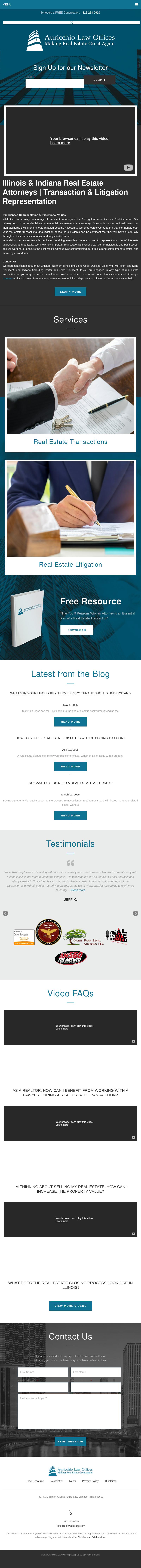 Auricchio Law Offices - Chicago IL Lawyers
