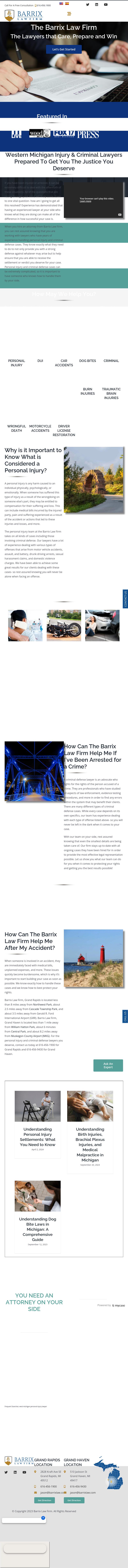 Barrix Law Firm - Grand Haven MI Lawyers