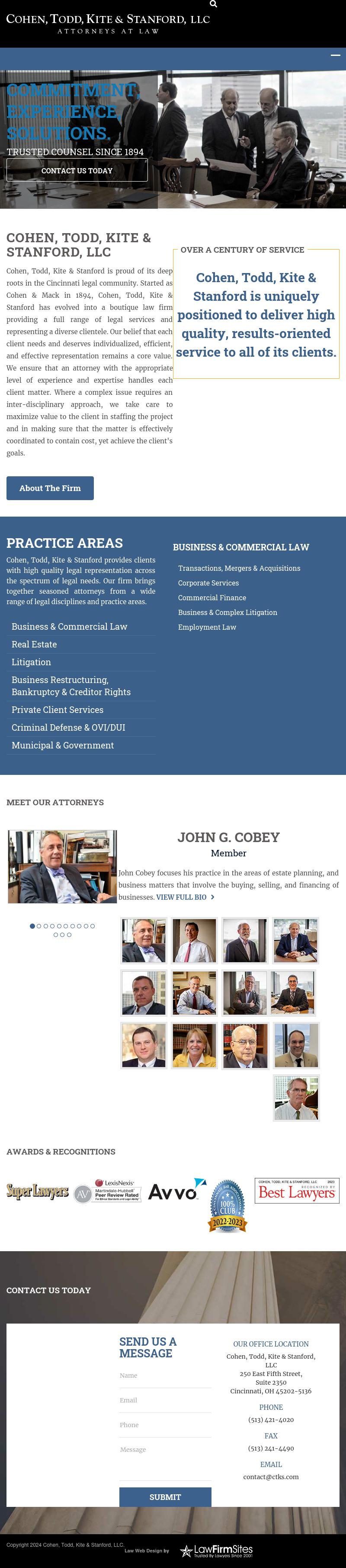 Cohen, Todd, Kite & Stanford, LLC - Cincinnati OH Lawyers