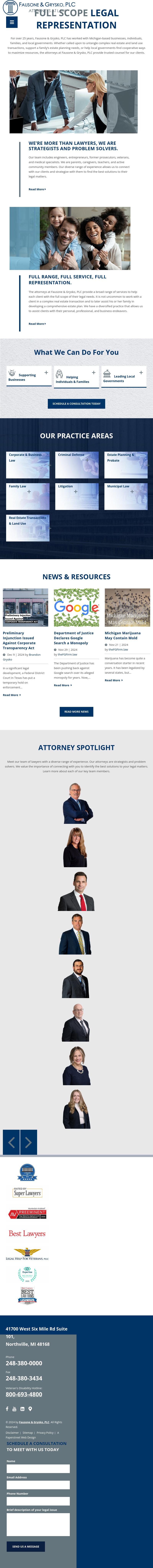 Fausone Bohn, LLP - Northville MI Lawyers