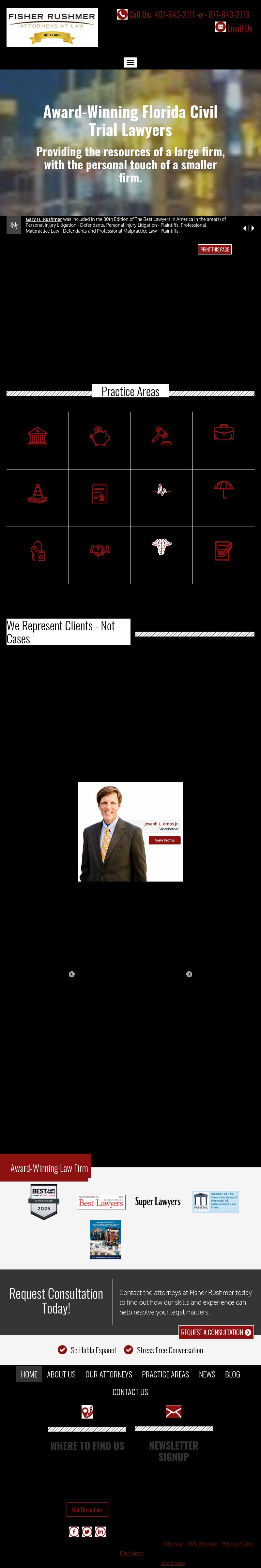 Fisher Rushmer, P.A. - Orlando FL Lawyers