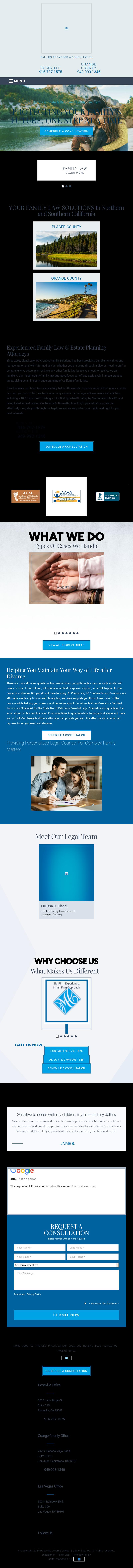 Law Office of Cecil & Cianci, PC - Roseville CA Lawyers