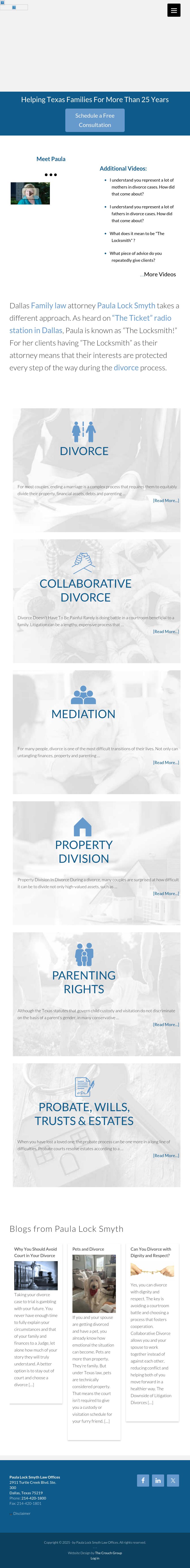 Paula Lock Smyth Law Offices - Dallas TX Lawyers