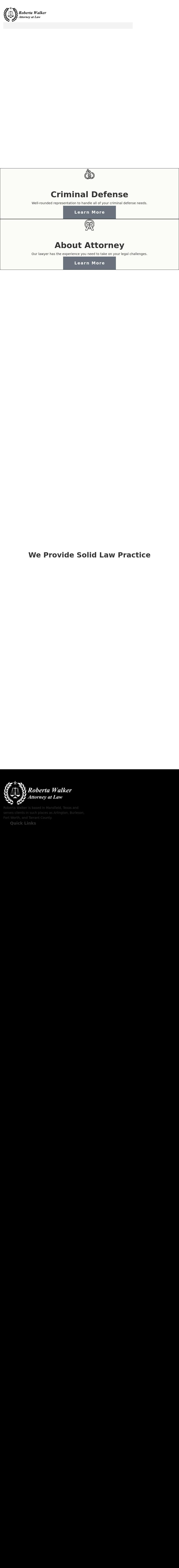 Roberta Walker, Attorney at Law - Mansfield TX Lawyers