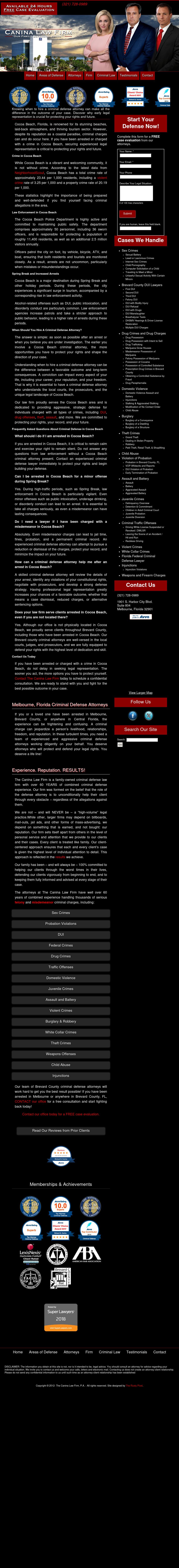 The Law Office of Richard G. Canina - Melbourne FL Lawyers