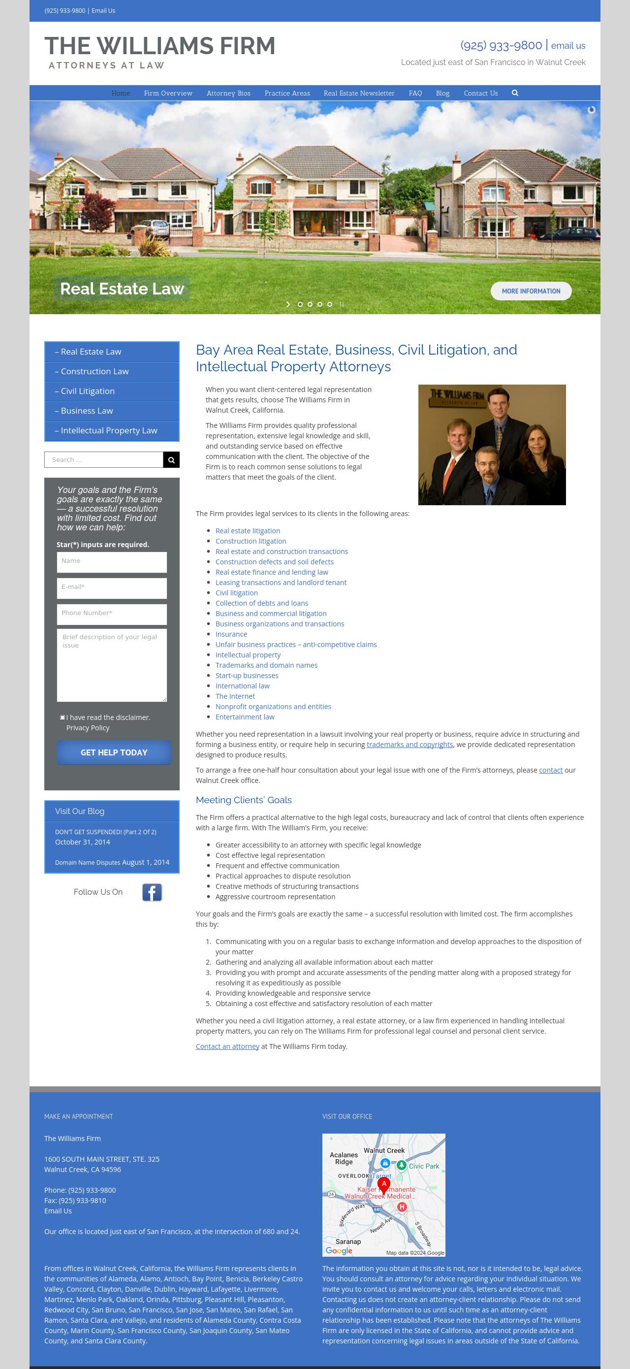 The Williams Firm - Walnut Creek CA Lawyers