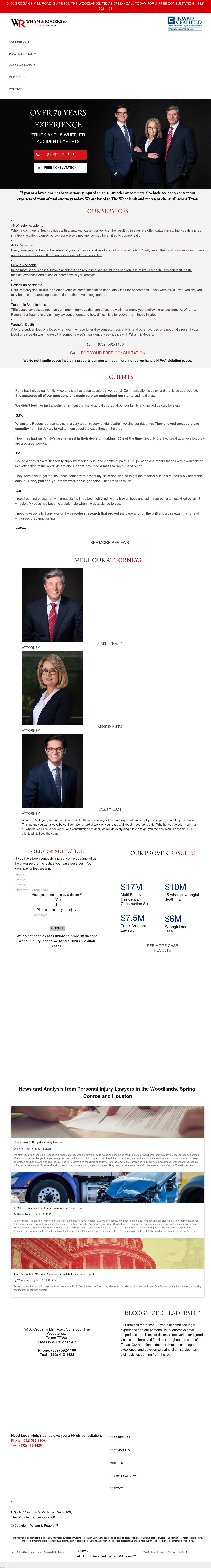 Wham & Rogers LLC - The Woodlands TX Lawyers