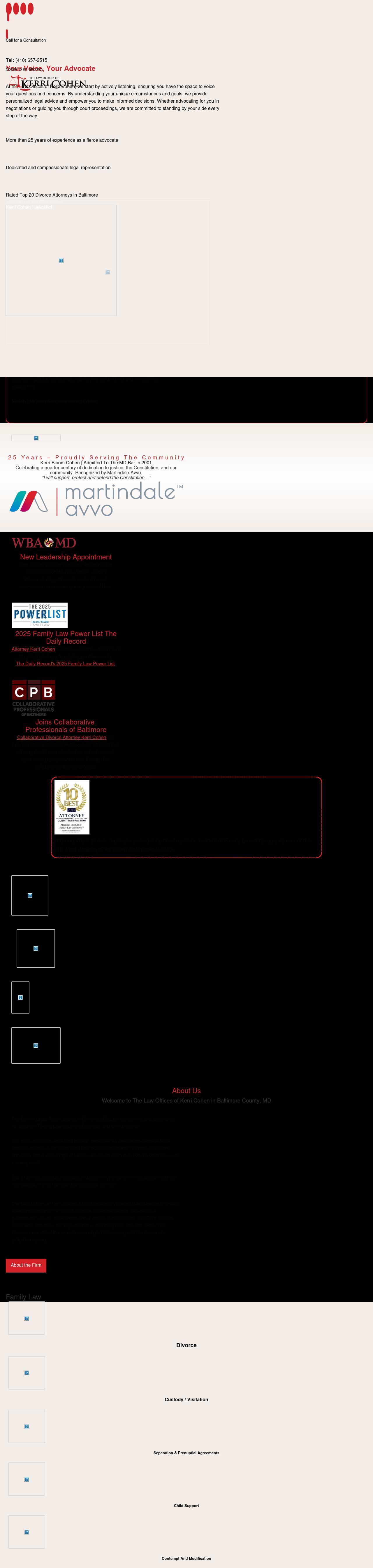 Law Offices of Kerri Cohen - Towson MD Lawyers