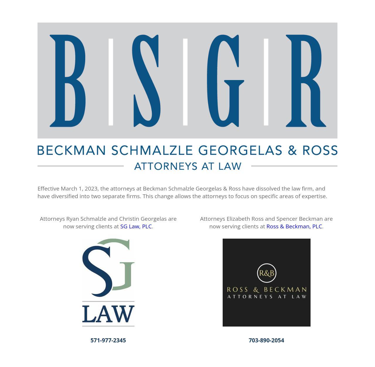Beckman Schmalzle PLC - Leesburg VA Lawyers