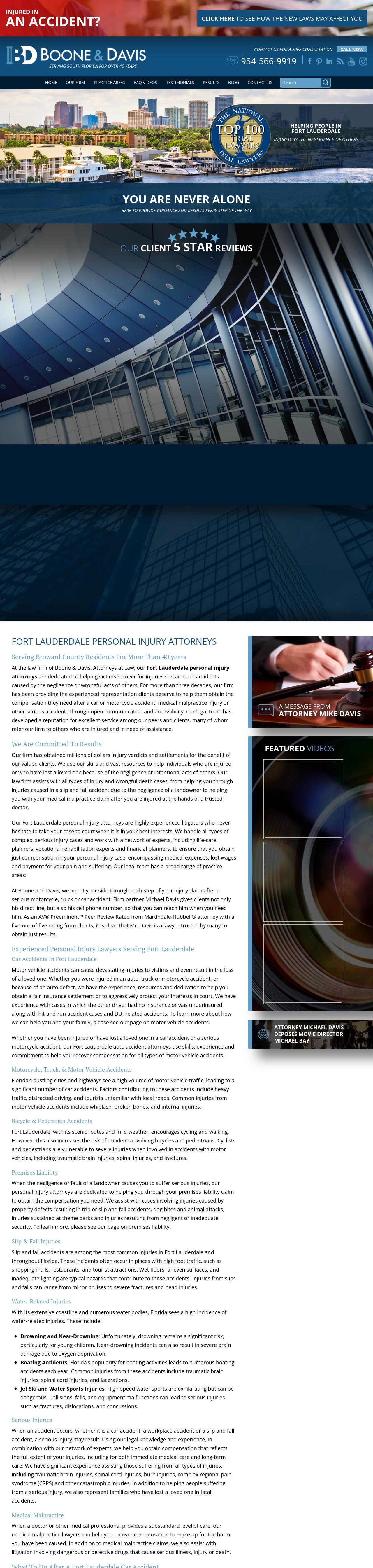 Boone & Davis, Attorneys at Law - Fort Lauderdale FL Lawyers