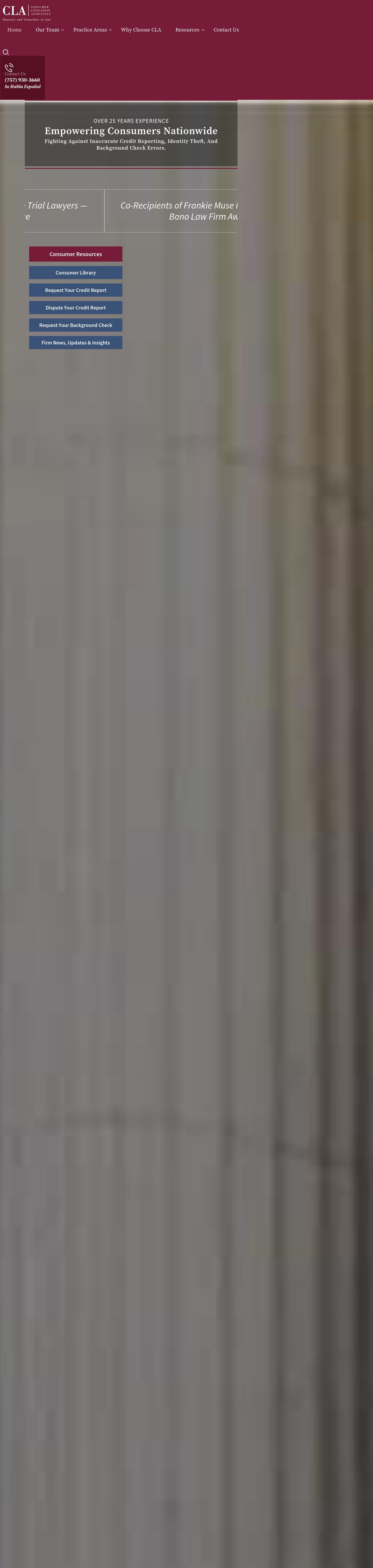 Consumer Litigation Associates - Newport News VA Lawyers