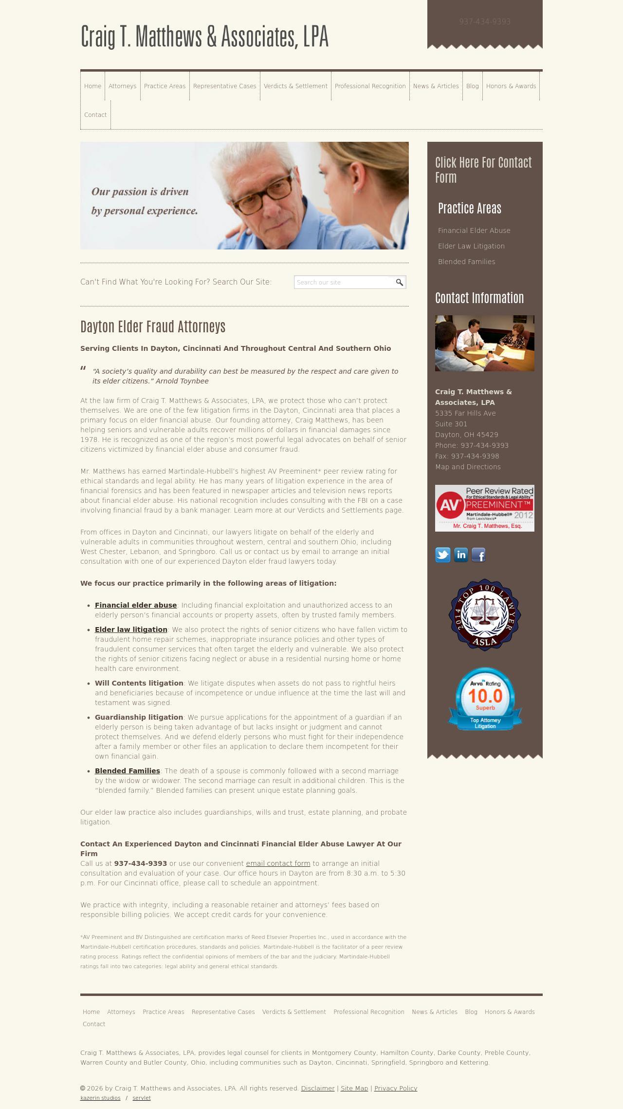 Craig T. Matthews & Associates, LPA - Dayton OH Lawyers