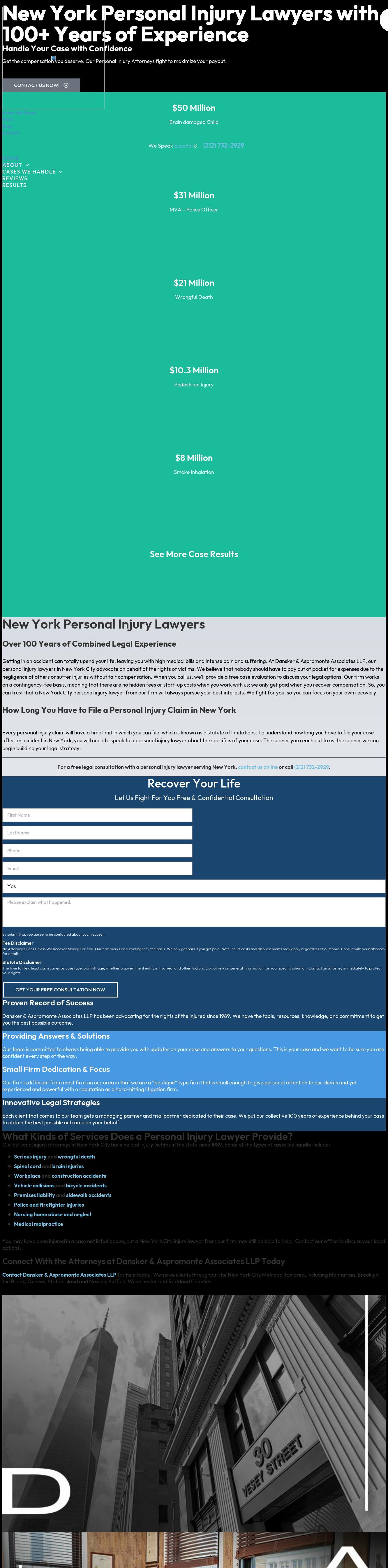 Dansker & Aspromonte Associates - New York NY Lawyers