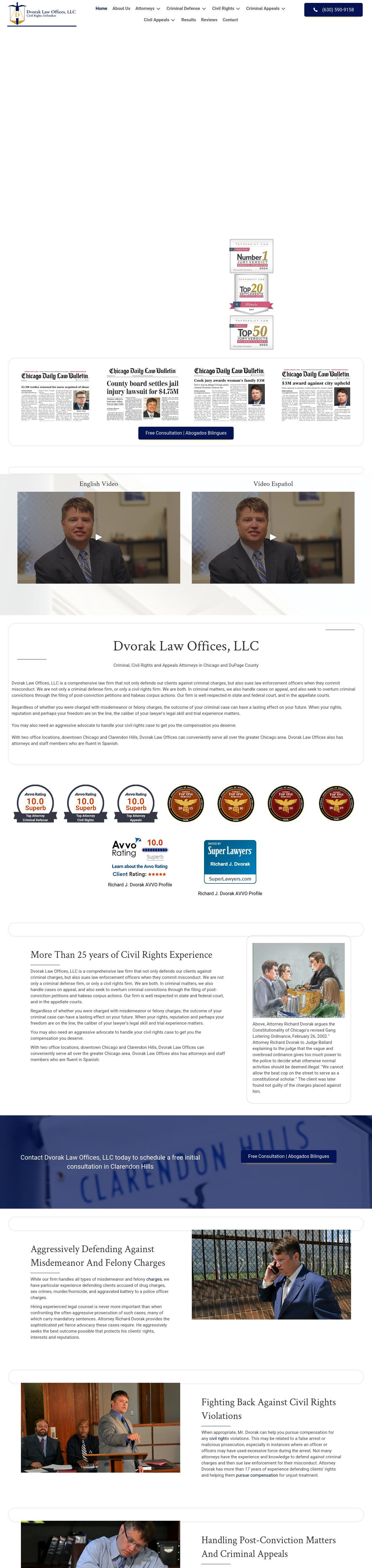 Dvorak Law Offices, LLC - Chicago IL Lawyers