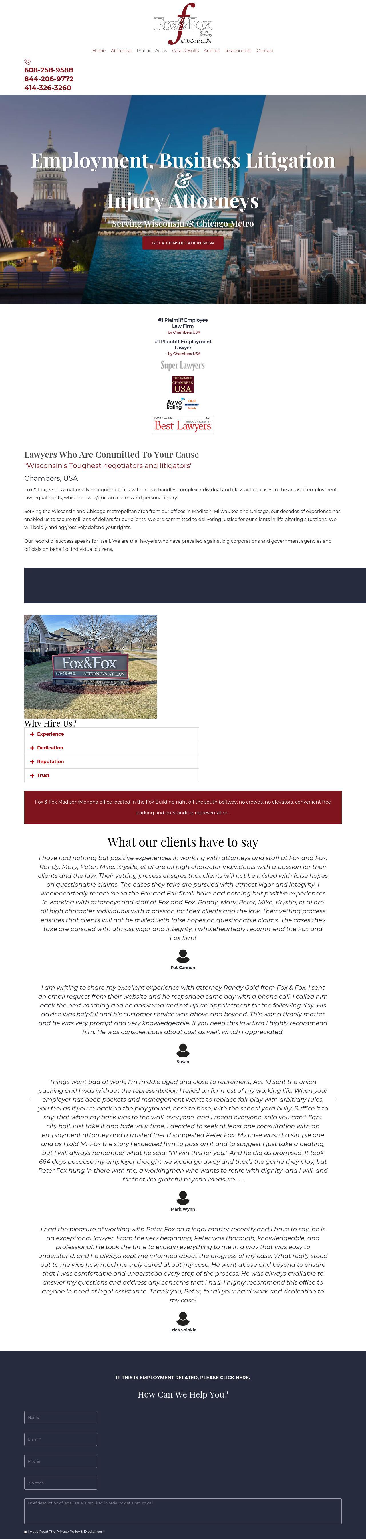 Fox & Fox, S.C. - Chicago IL Lawyers
