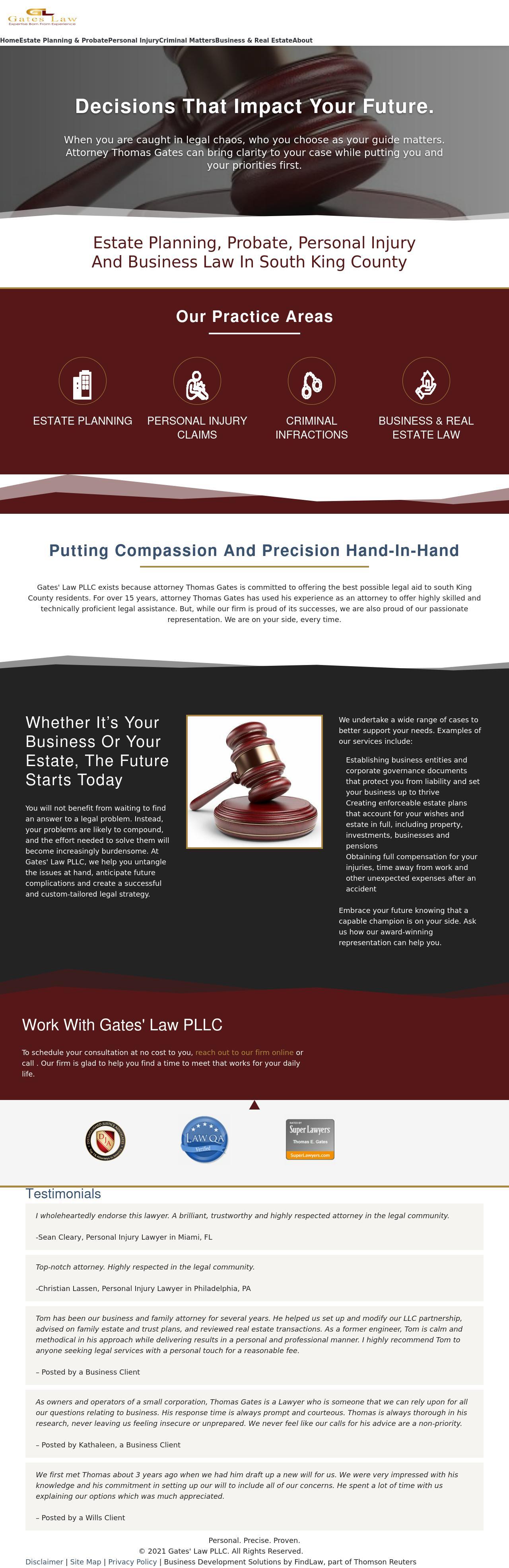 Gates' Law, PLLC - Tukwila WA Lawyers