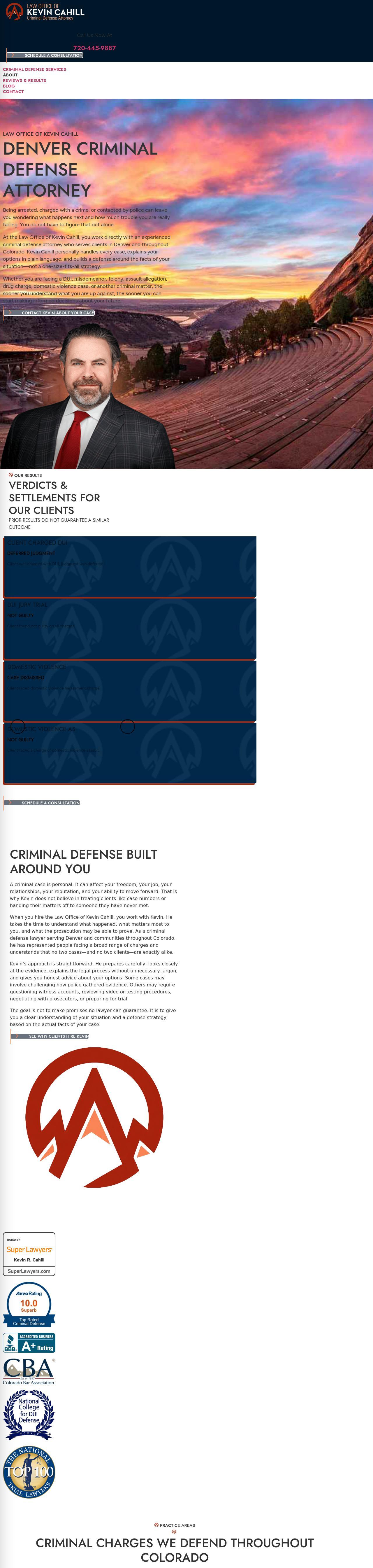 Law Office of Kevin Cahill - Denver CO Lawyers