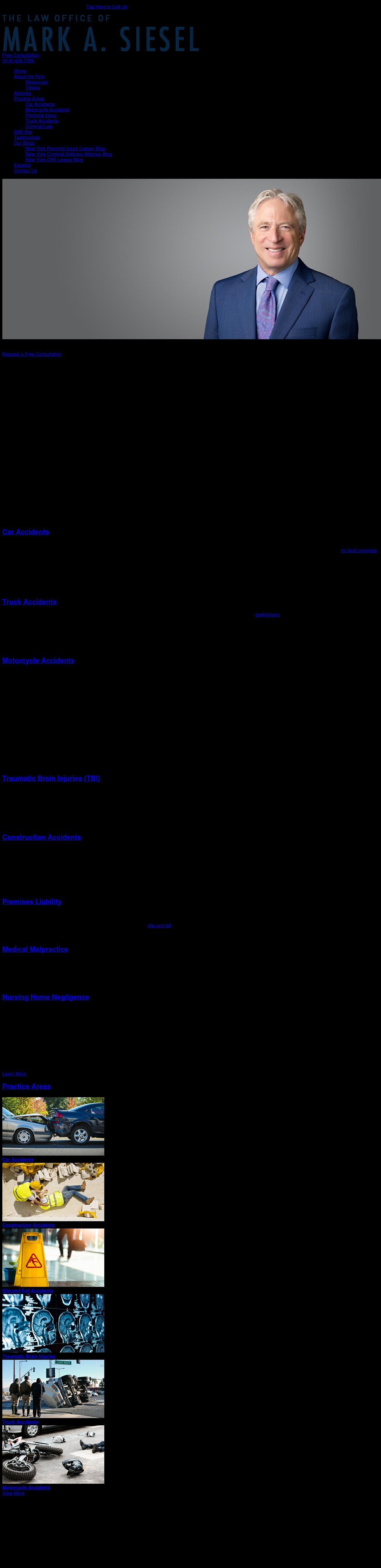 Law Office of Mark A. Siesel - White Plains NY Lawyers