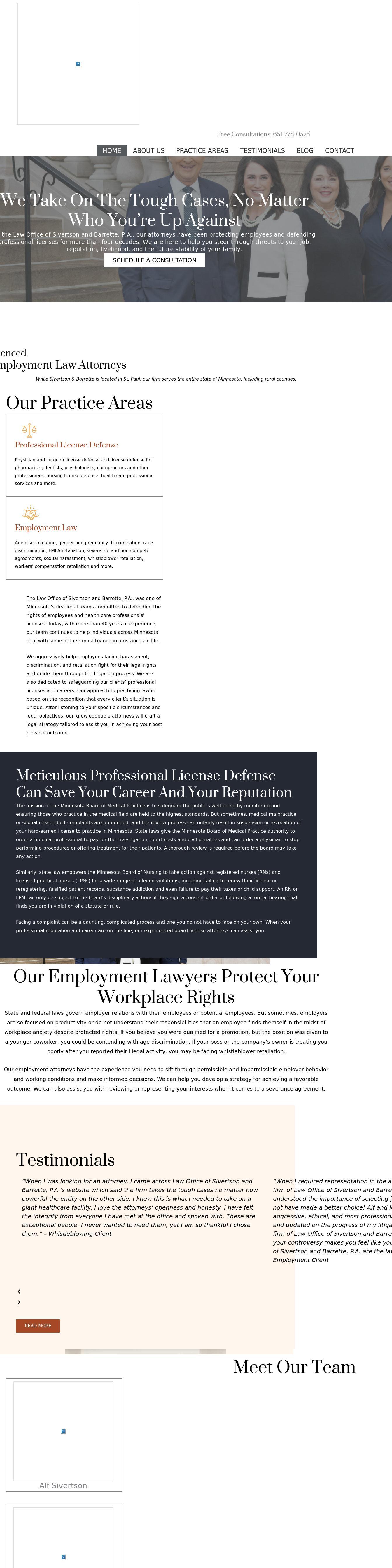 Law Office of Sivertson and Barrette, P.A. - Saint Paul MN Lawyers