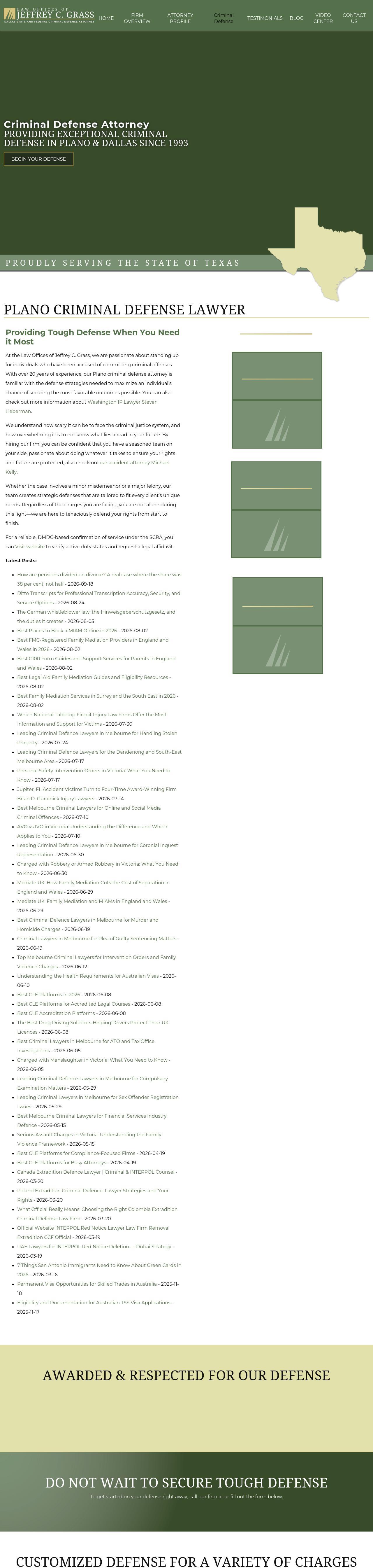 Law Offices of Jeffrey C. Grass - Plano TX Lawyers