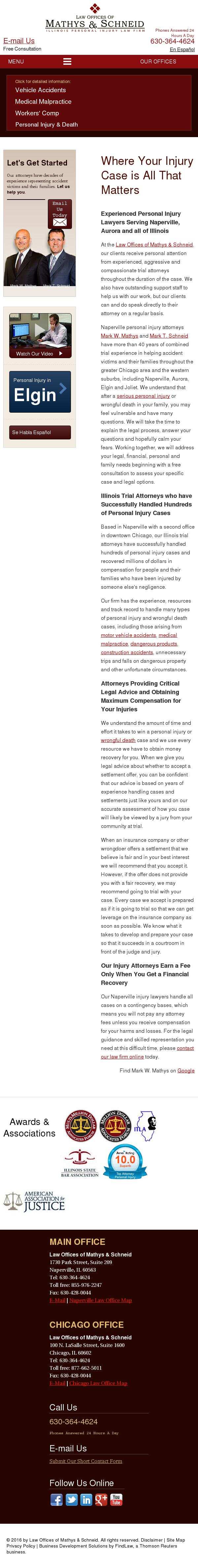 Law Offices of Mathys & Schneid - Chicago IL Lawyers