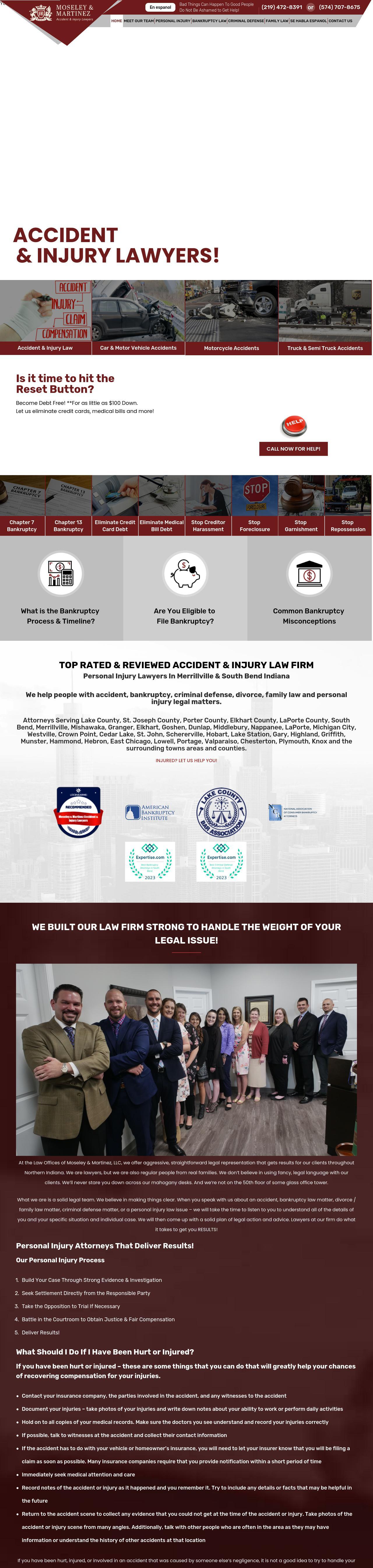 Law Offices of Moseley & Martinez, LLC - Merrillville IN Lawyers