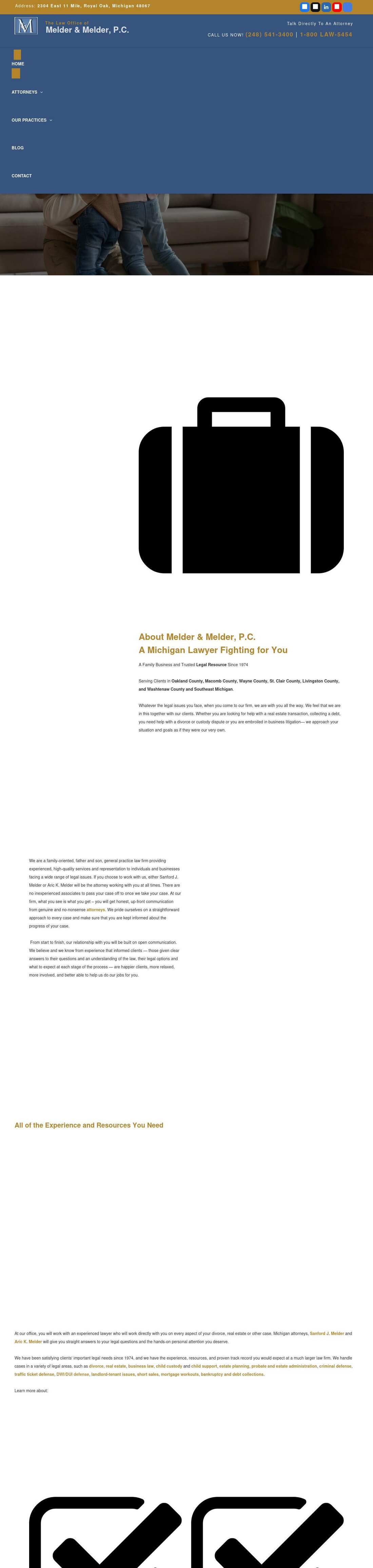 Melder & Melder, P.C. - Royal Oak MI Lawyers