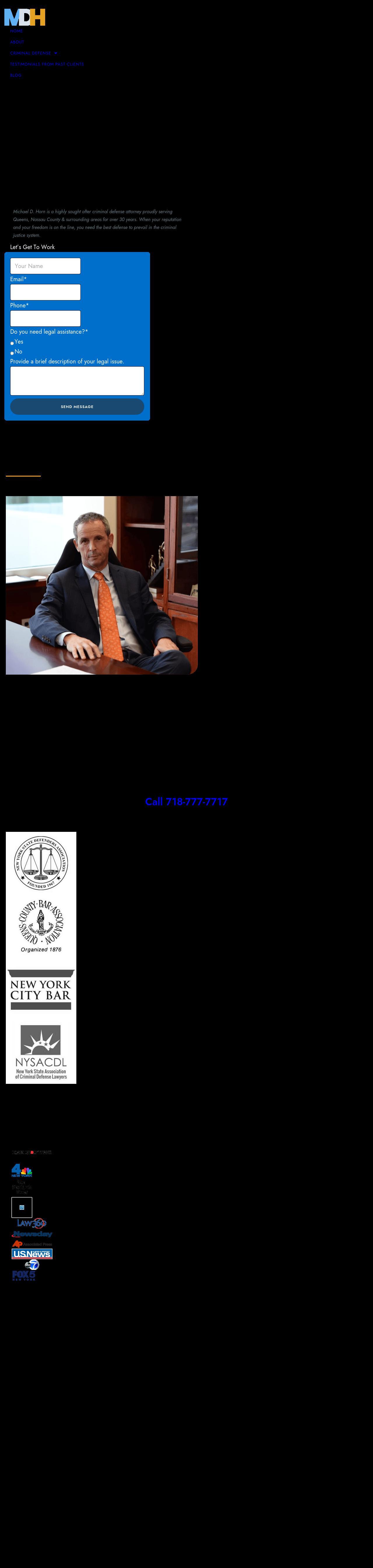 Michael D. Horn, Esq., Attorney at Law - Forest Hills NY Lawyers